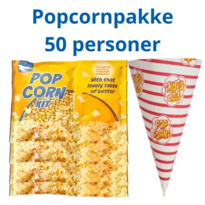 Popcorn pakke til 50 personer (2)