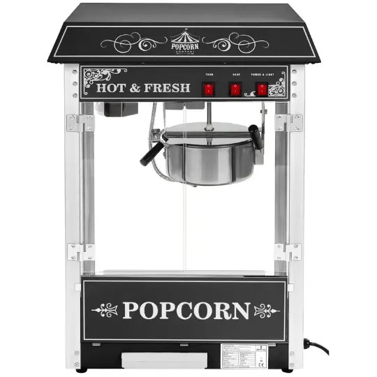 Leje af sort popcornmaskine