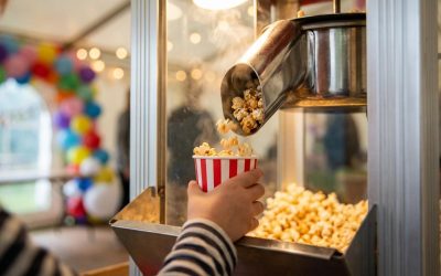 Popcorn- og slush ice-station: Gæstemagneter til firmaevents og børnefødselsdage