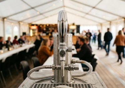 runde eller langborde i telt