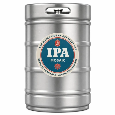 Albani Mosaic IPA fadøl fustage