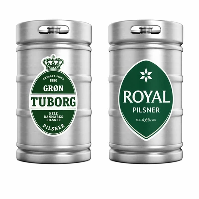 Pilsner fadøl på fustage til fester